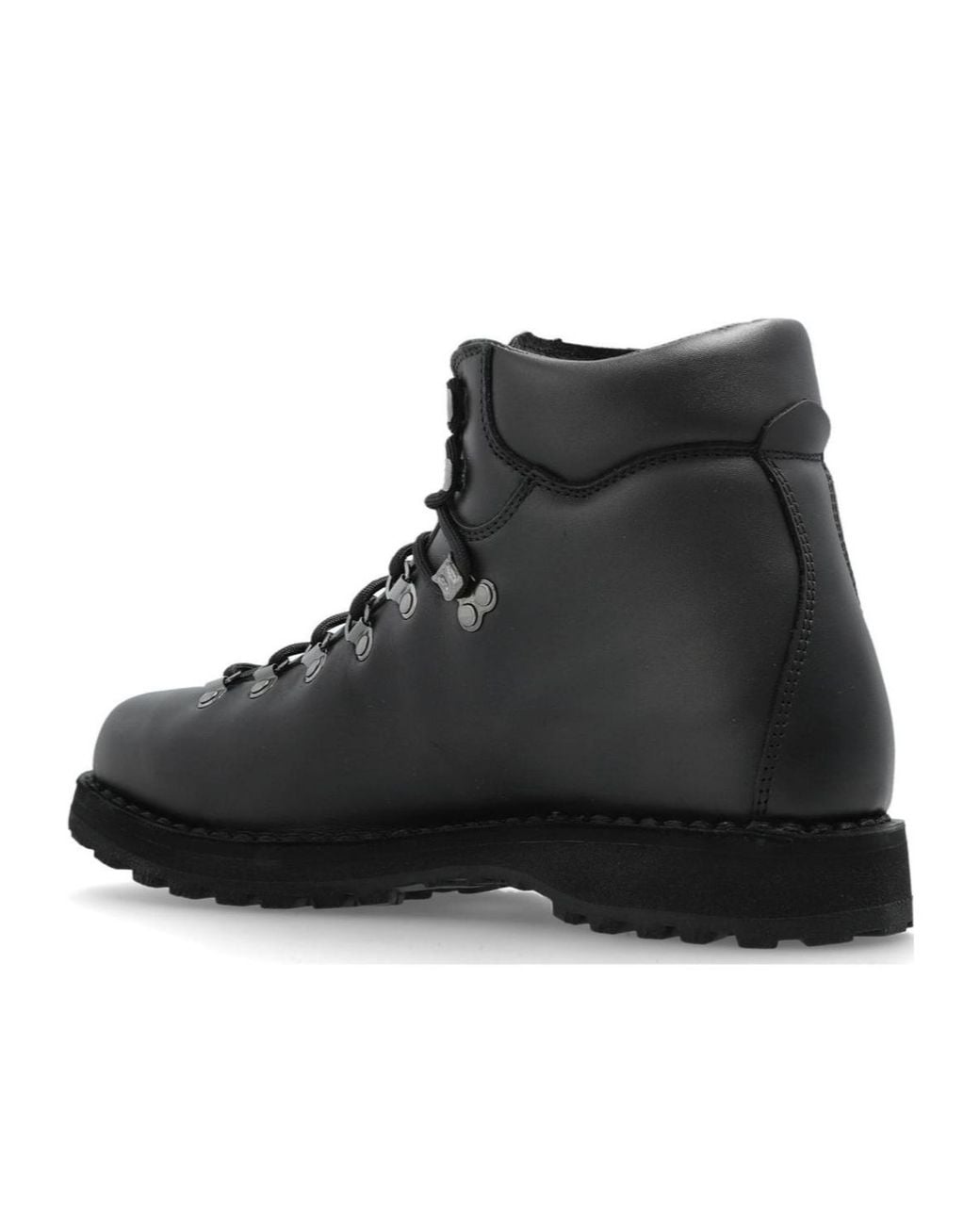 Diemme Black Leather & Rubber Boots for men