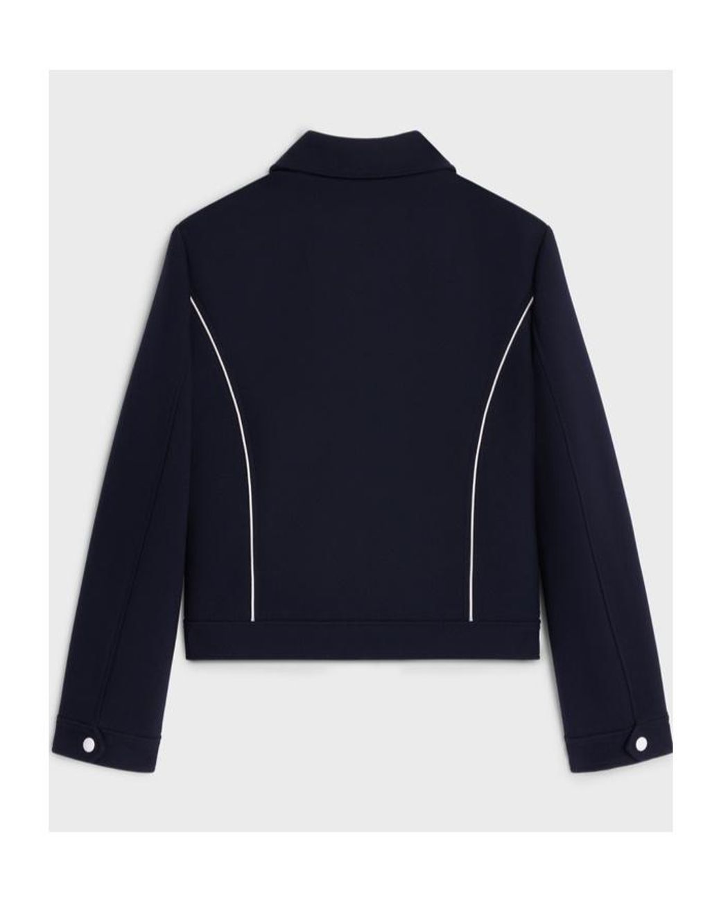 Céline Blue Chelsea Blouson Jacket