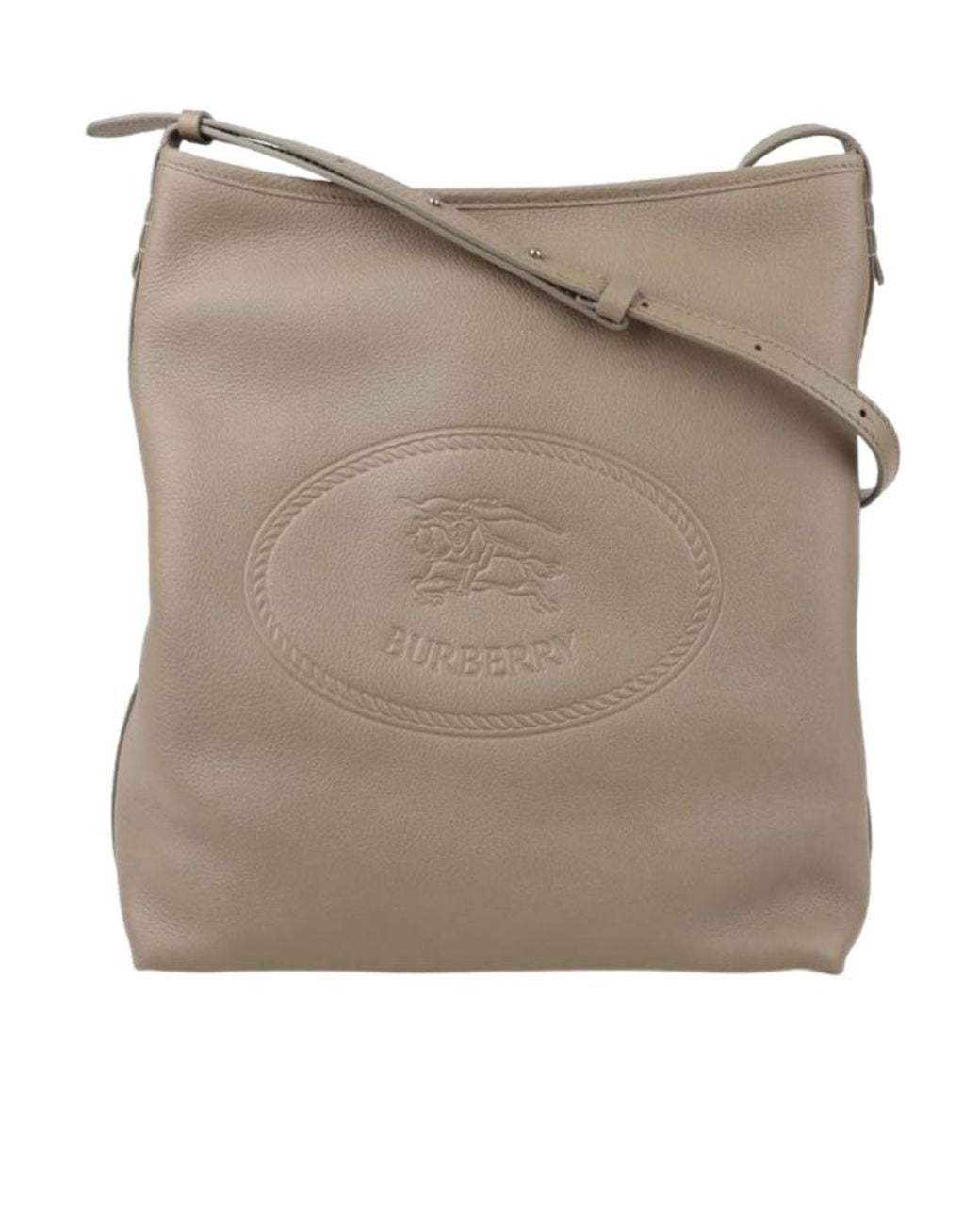 Burberry Natural Small Highland Shoulder Bag