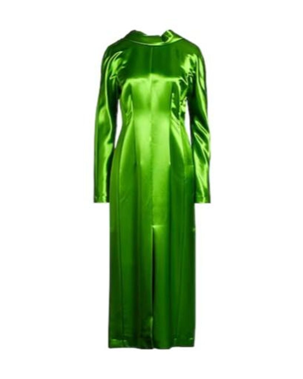 Tory Burch Green Satin Dress