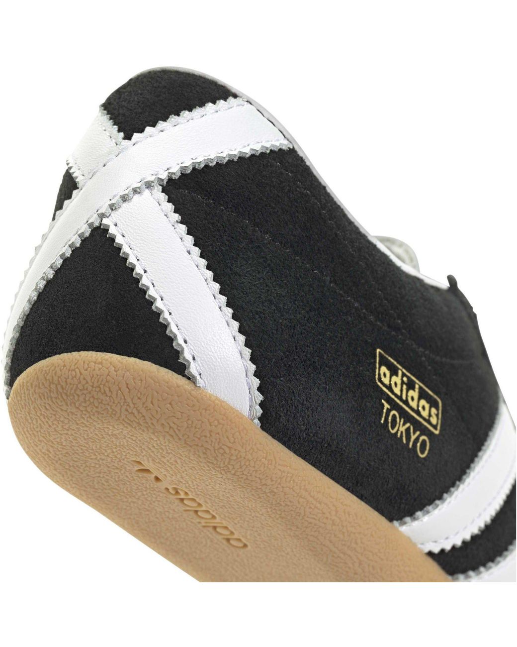 Adidas Originals Black Suede Low-Top Lace-Up Shoes