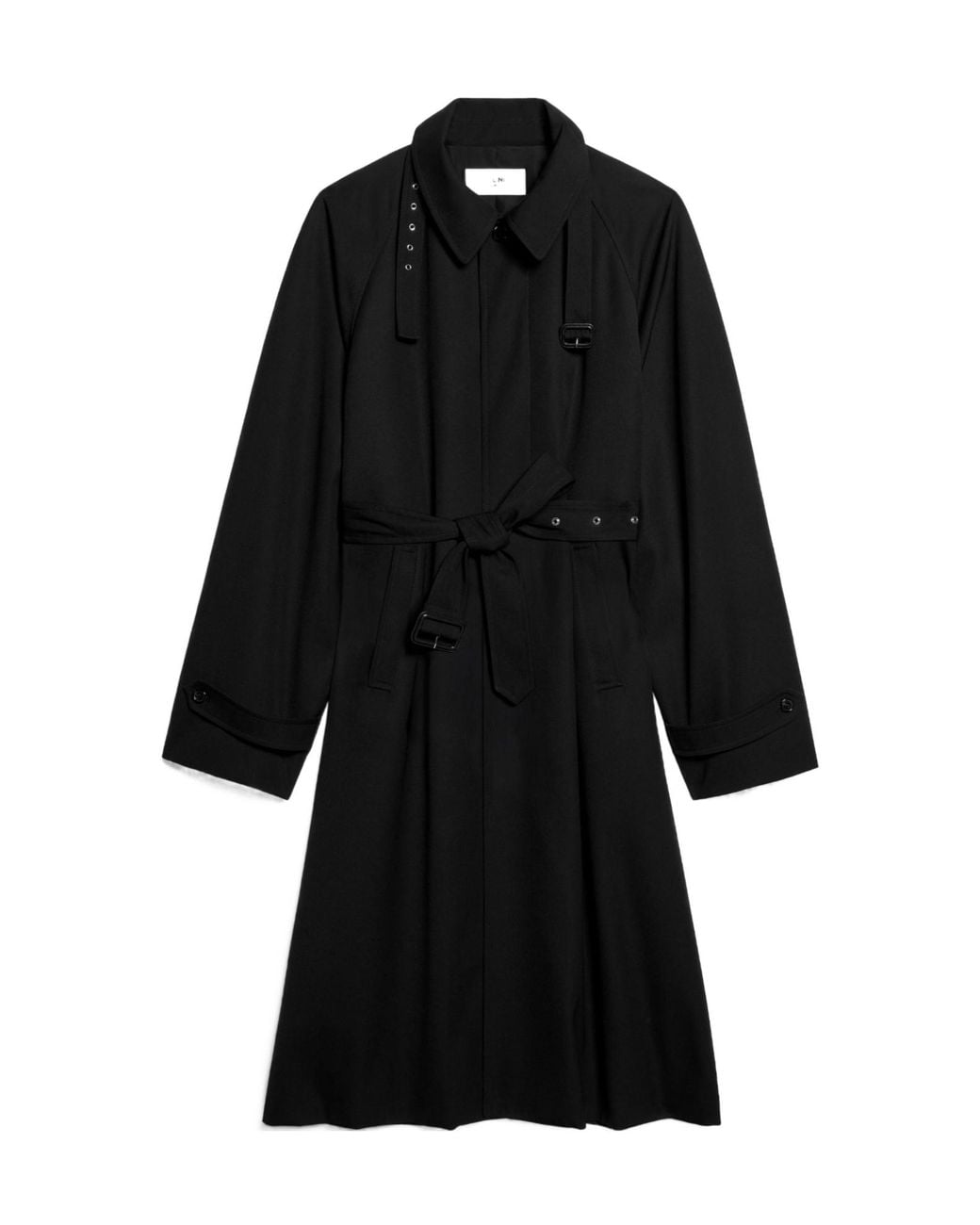 Céline Black Car Coat for men