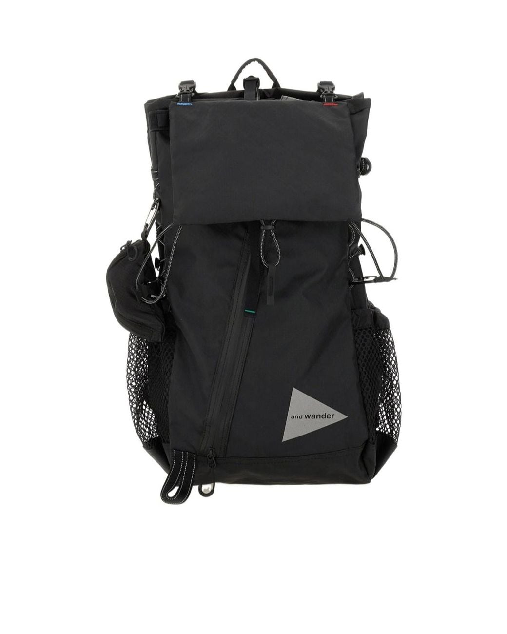 And Wander Black 102 Ecopak Logo Printed 30L Backpack for men