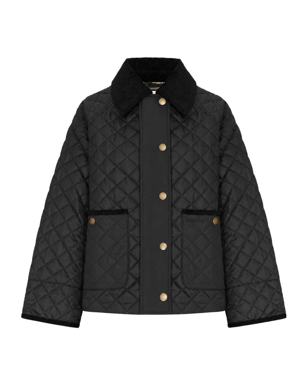 Barbour Black Ava Quilted Jacket