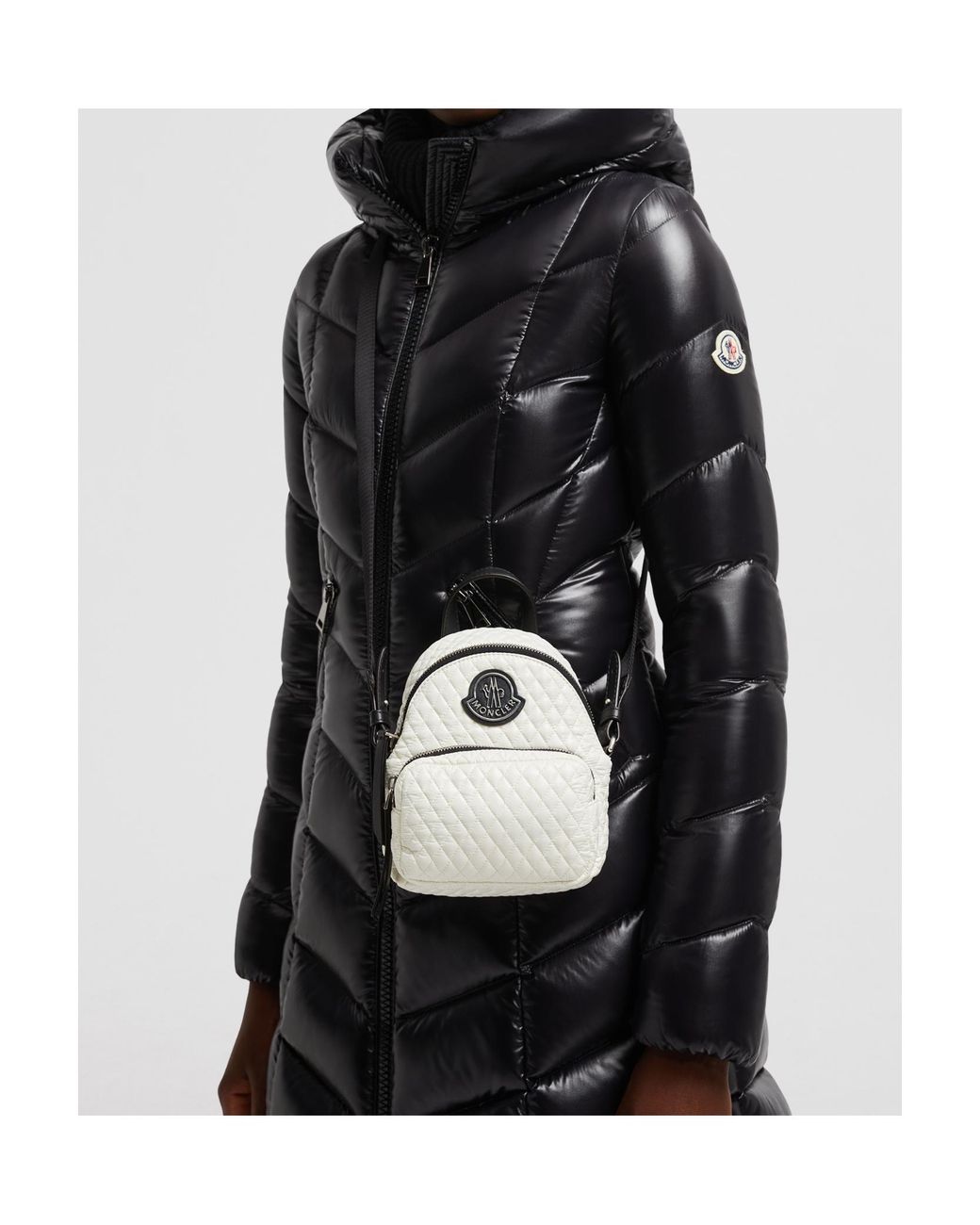 Moncler White Kilia Cross Body Bag