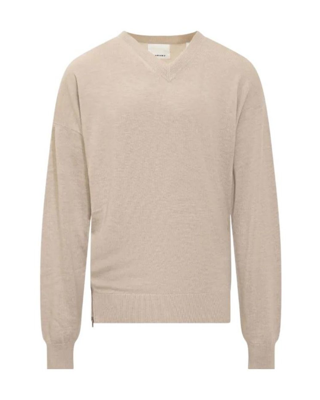 Isabel Marant Natural Solid Color Sweater for men