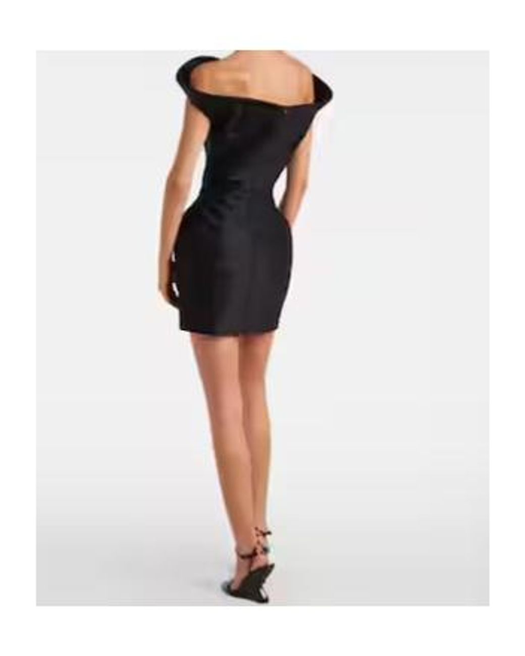 Magda Butrym Black Asymmetrical Dress