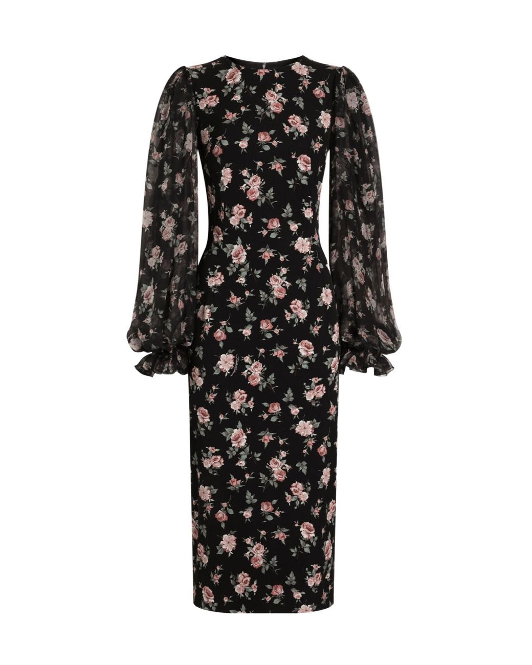 Dolce & Gabbana Black Silk Dress
