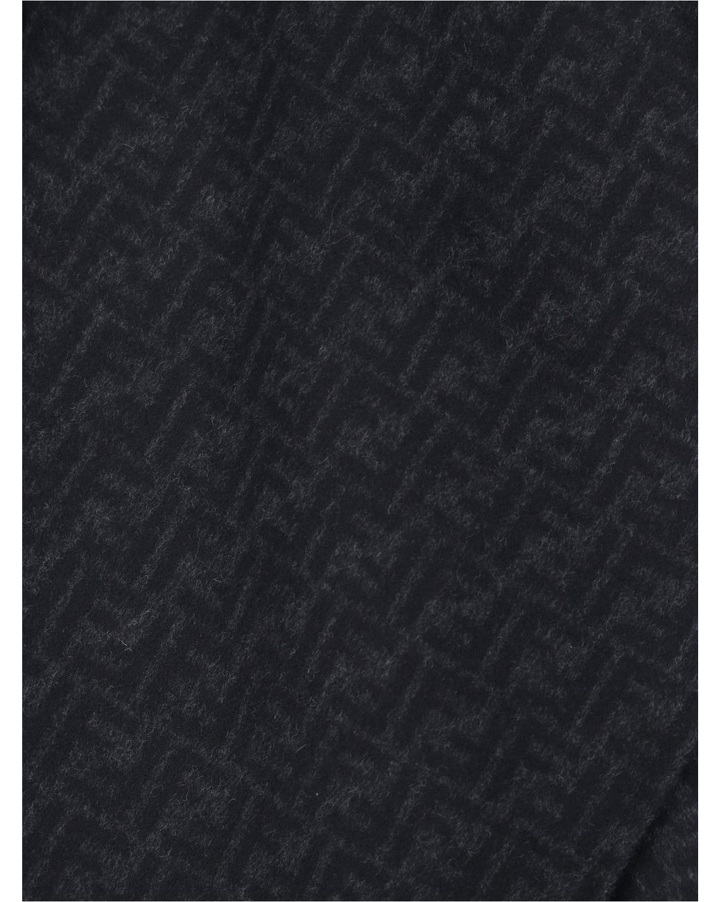 Fendi Black Enveloping Short Cloak