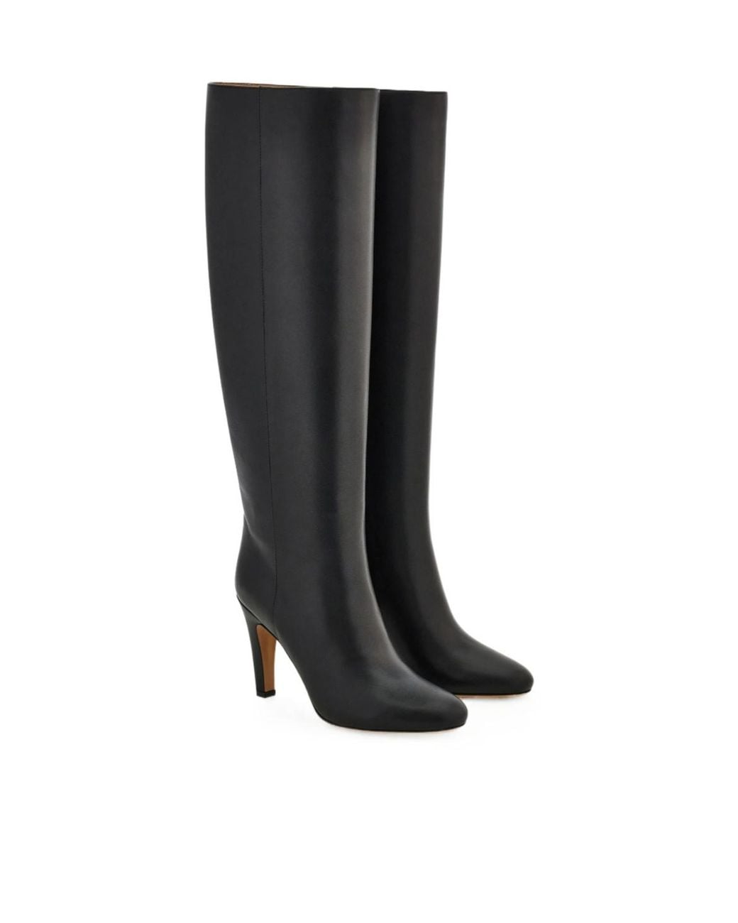 Ferragamo Black Knee High Boot