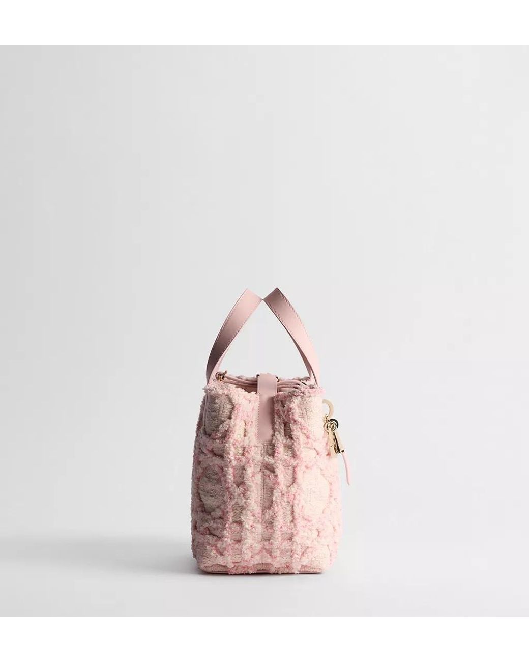 Dior Pink Small Toujours Vertical Tote Bag