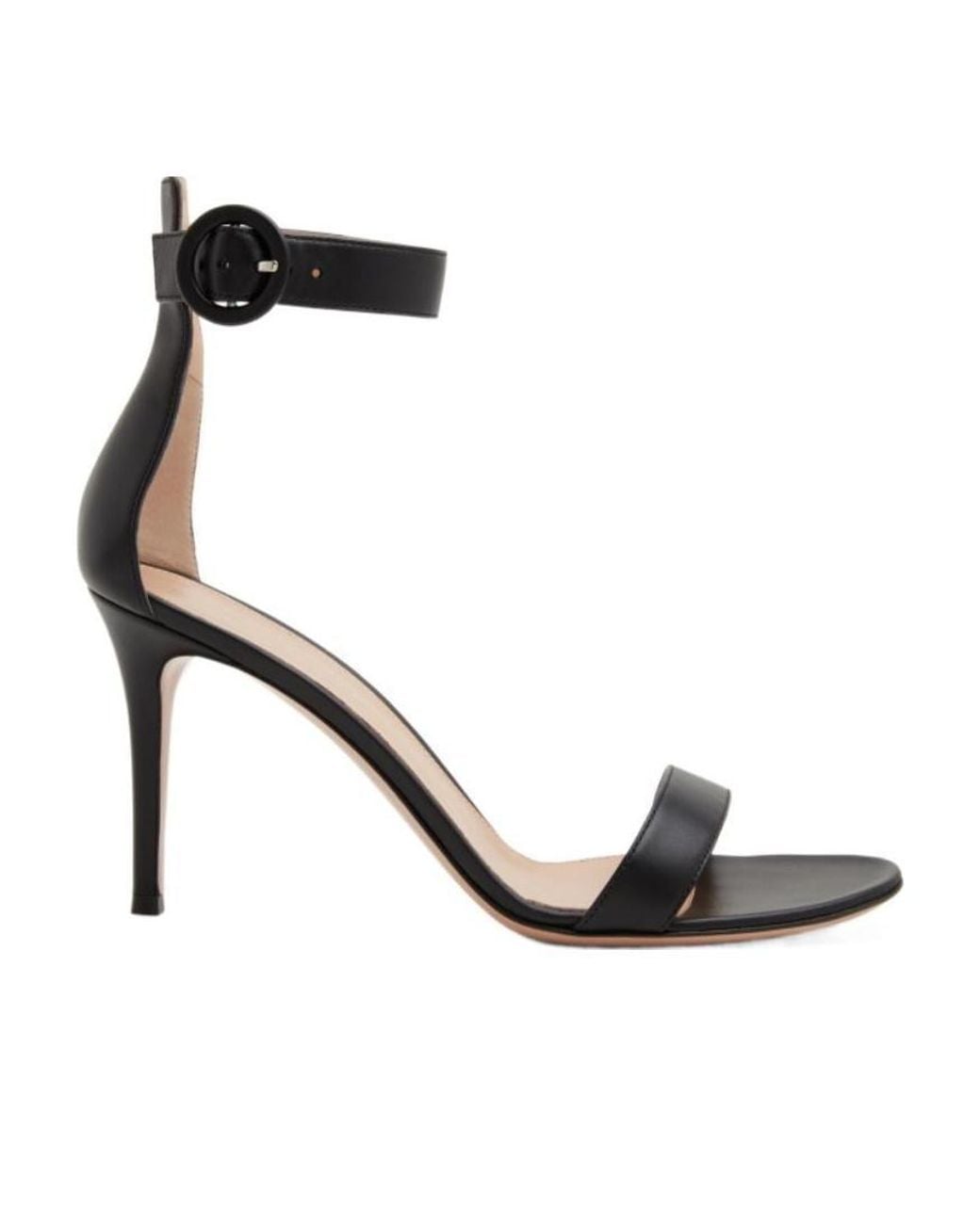 Gianvito Rossi Black High Heeled Sandals
