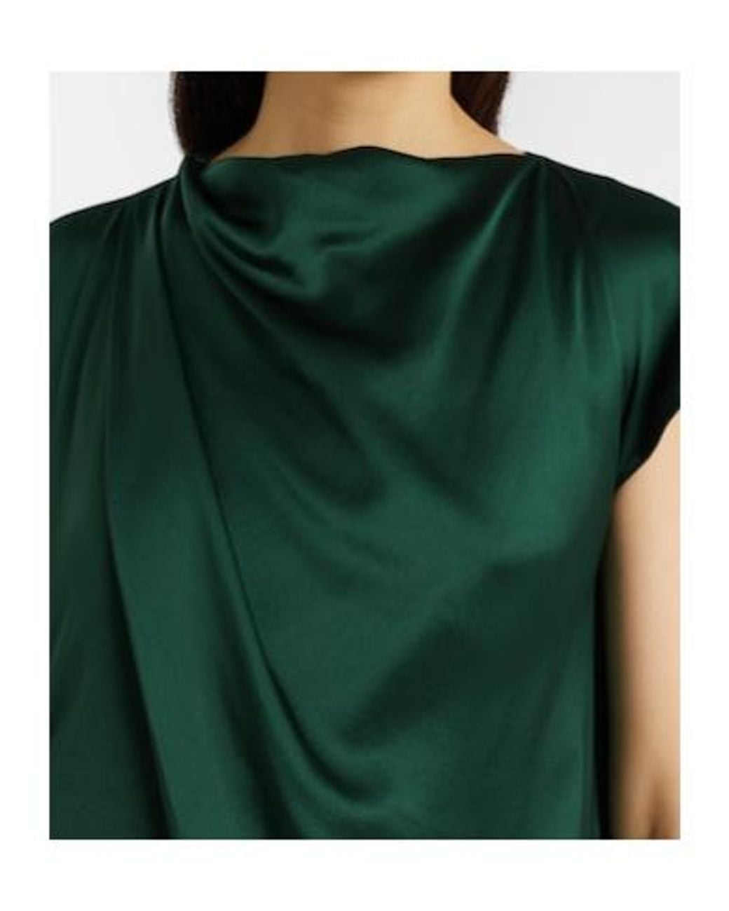 Roksanda Green Hiba Silk Satin Maxi Dress