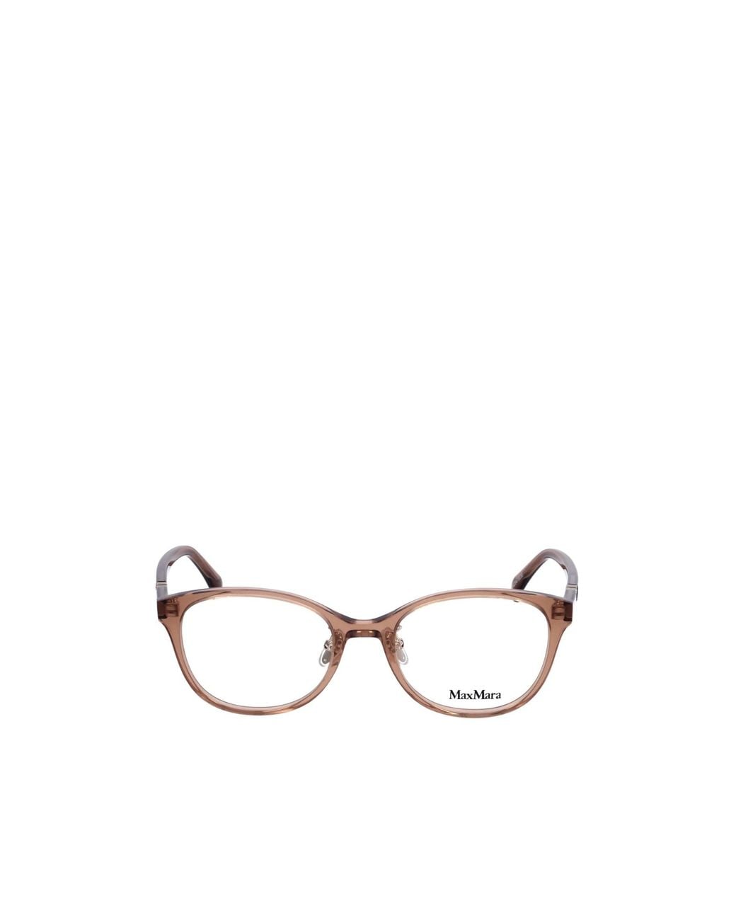 Max Mara White Square Frame Glasses
