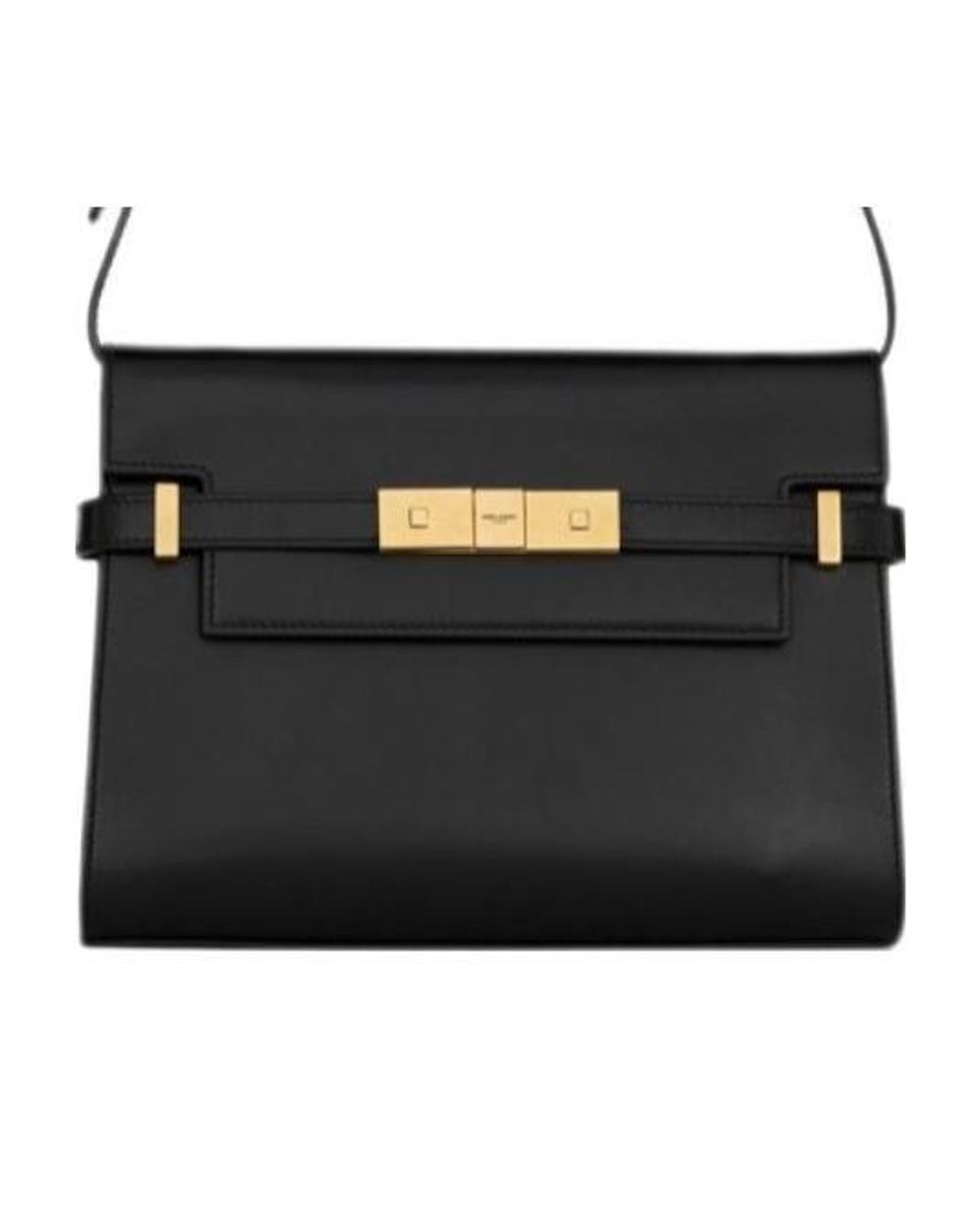 Saint Laurent Black Manhattan Small Shoulder Bag