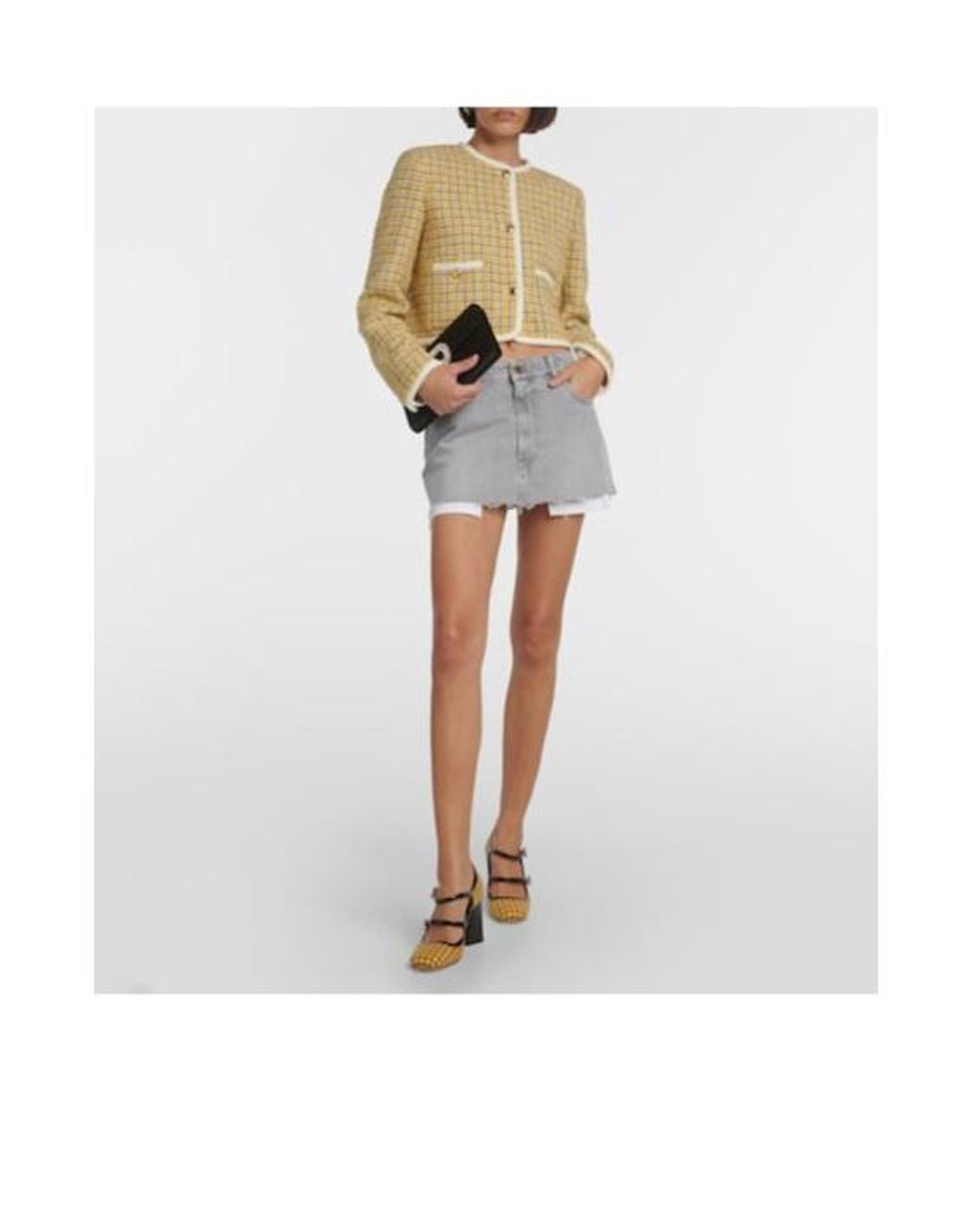 Roger Vivier Très Vivier Babies Tweed Checked Pumps in Metallic | Lyst