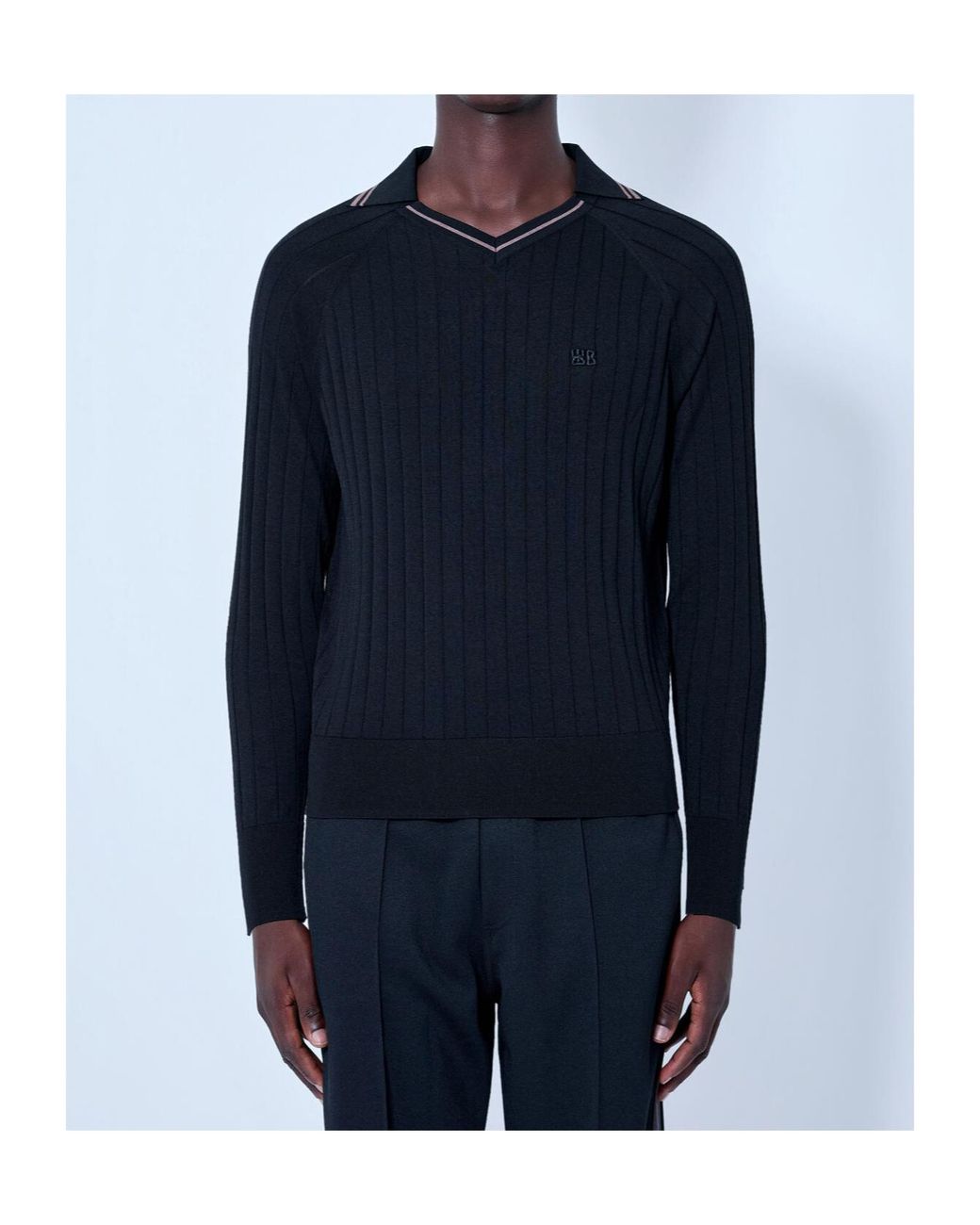 Wales Bonner Black Root Sweatshirt for men