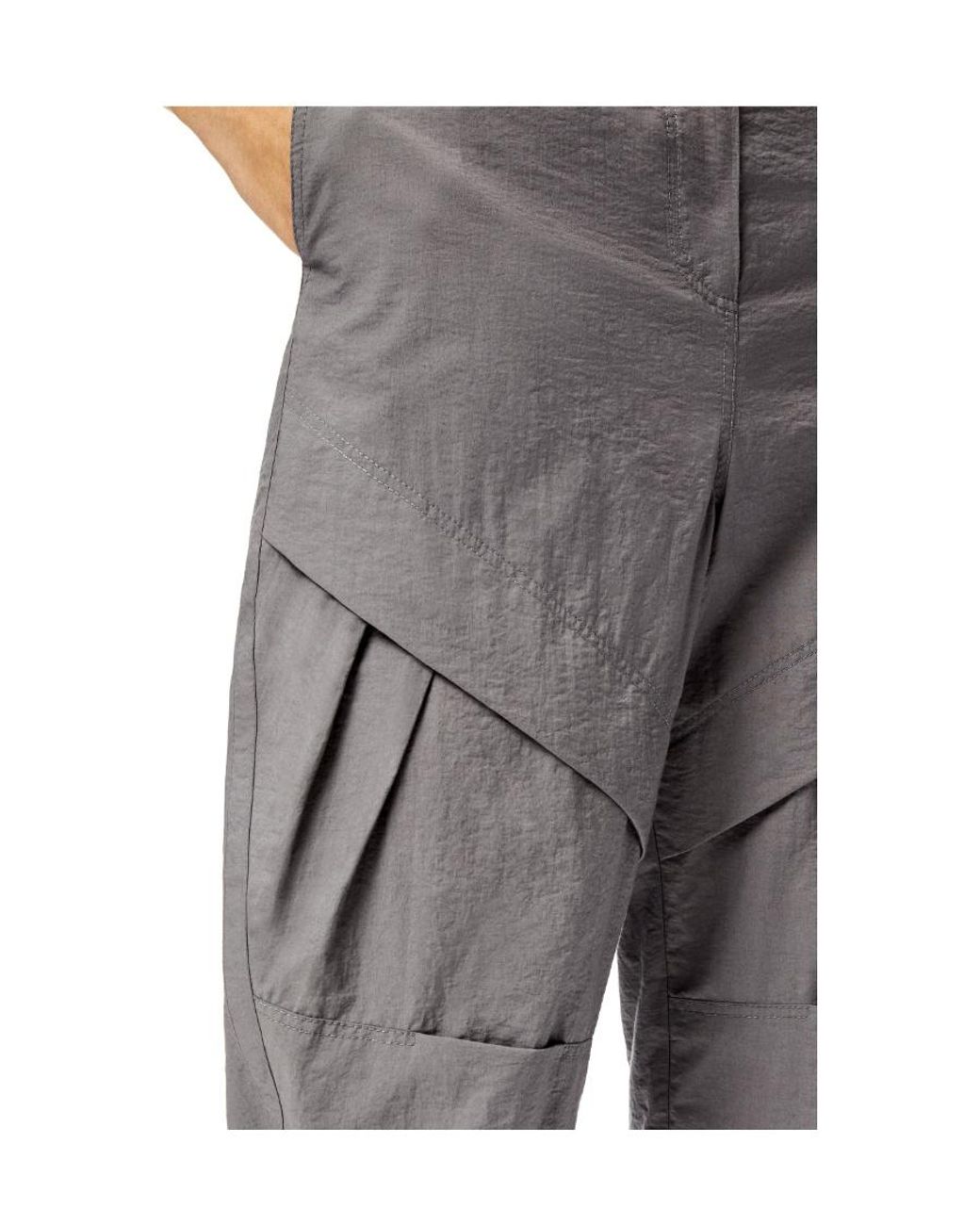 Loewe Gray Pleated Trousers