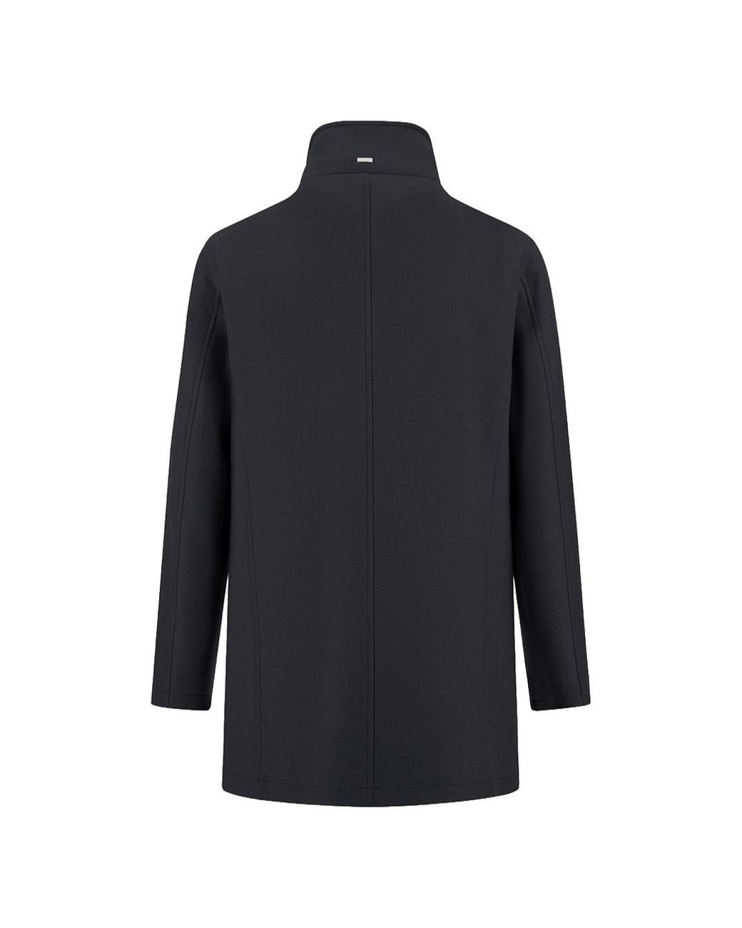 Herno Blue Long-Sleeved Coat for men