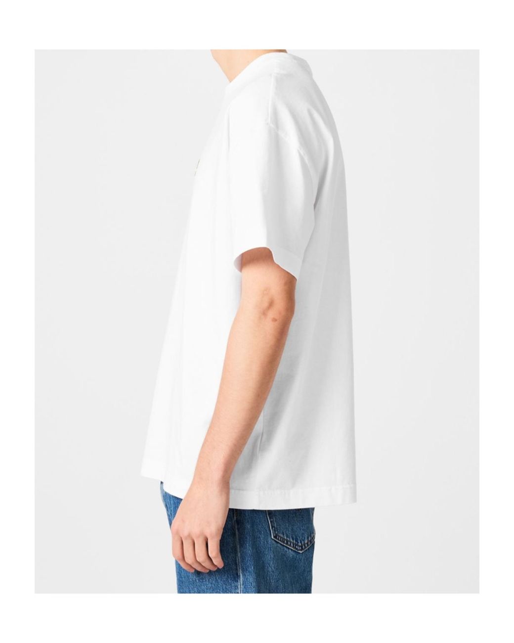 Barbour White Oversized Collins T-Shirt for men