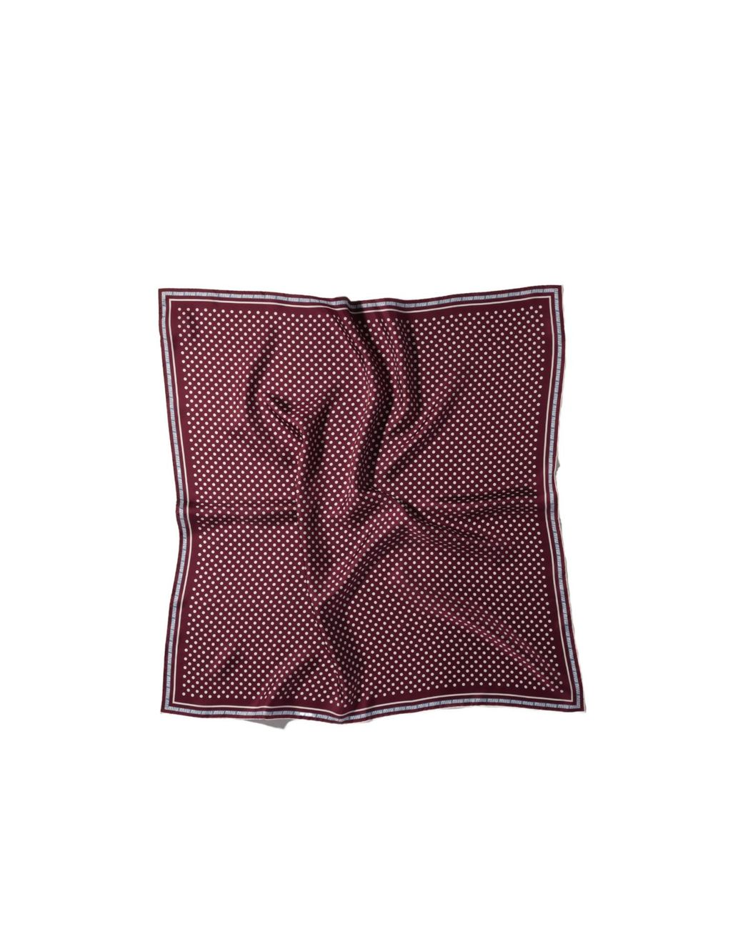 Miu Miu Purple Printed Silk Scarf
