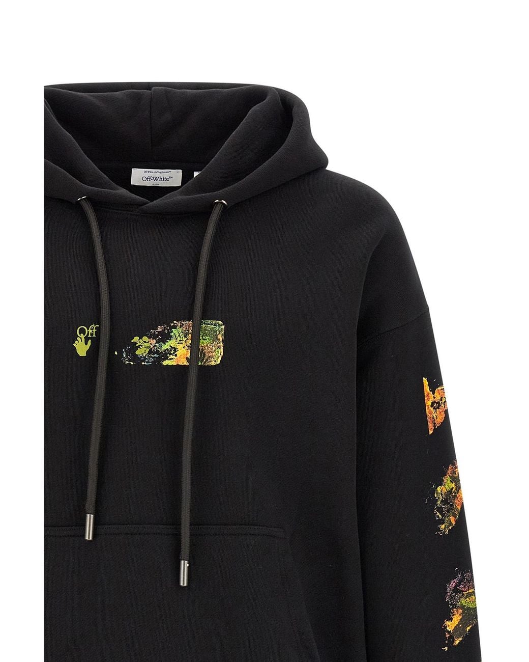 Off-White c/o Virgil Abloh Blue Spices Arrow Skate Hoodie for men