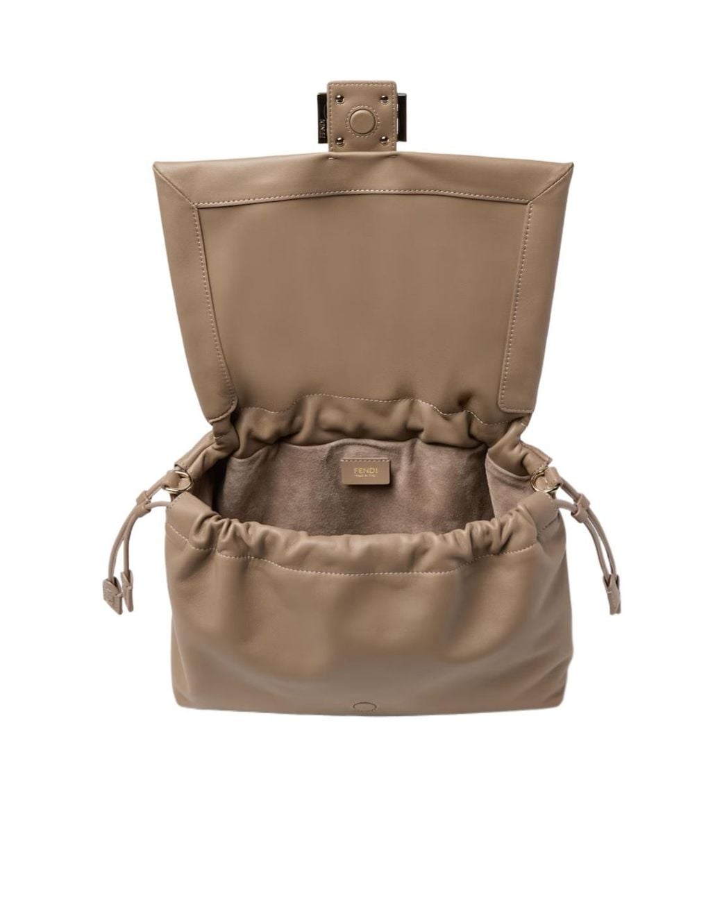 Fendi Natural Large Baguette Soft Shoulder Bag