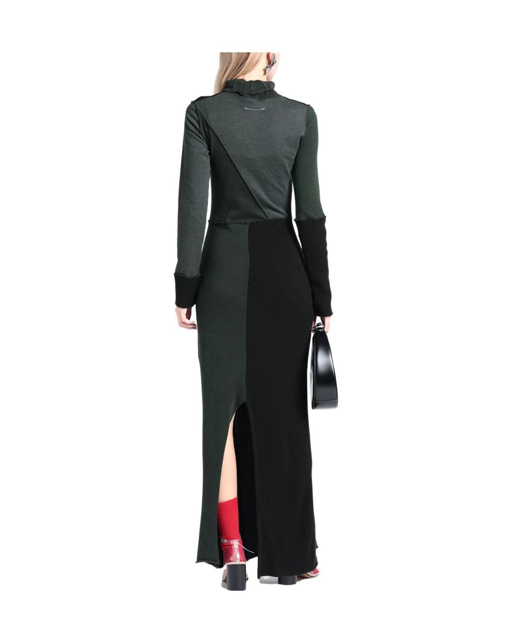 MM6 by Maison Margiela Black Slimfit Dress