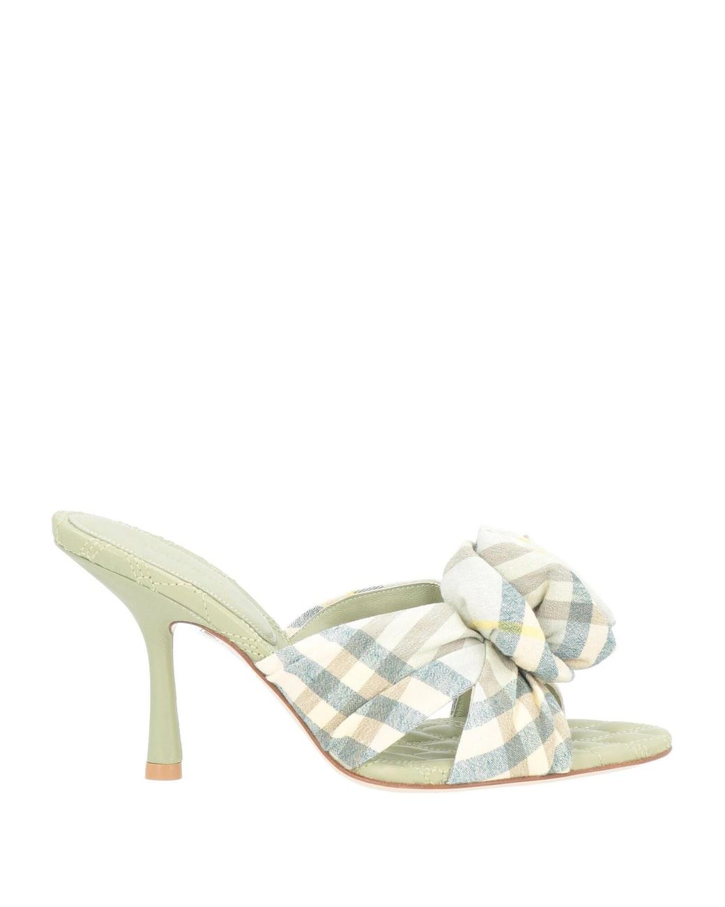 Burberry Natural Lattice Sandals