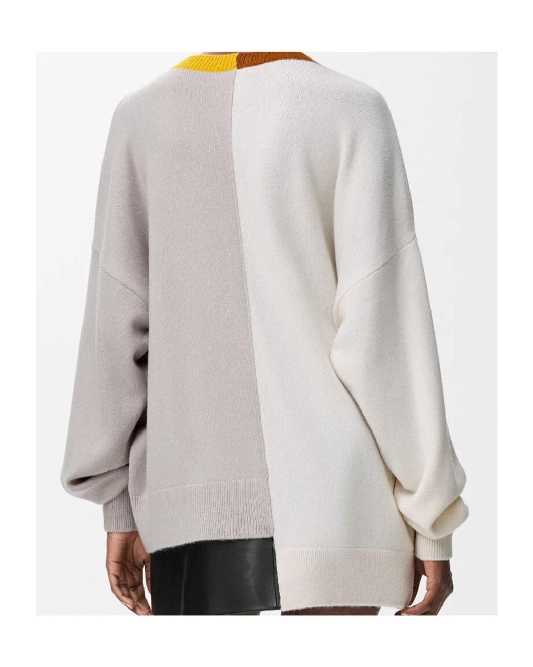 Loewe Gray Asymmetric Sweater
