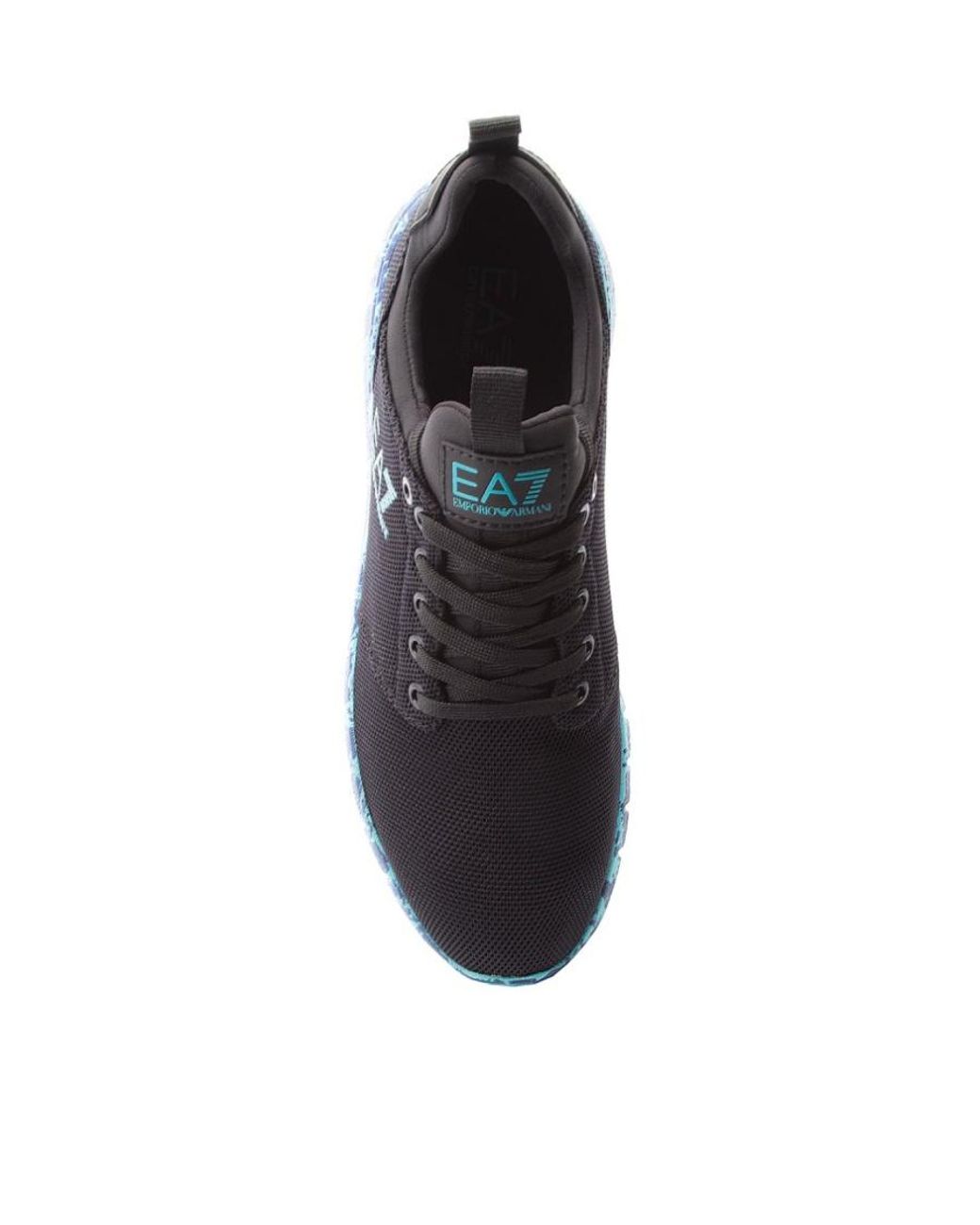 EA7 Blue Logo Details Casual Sports Shoes for men