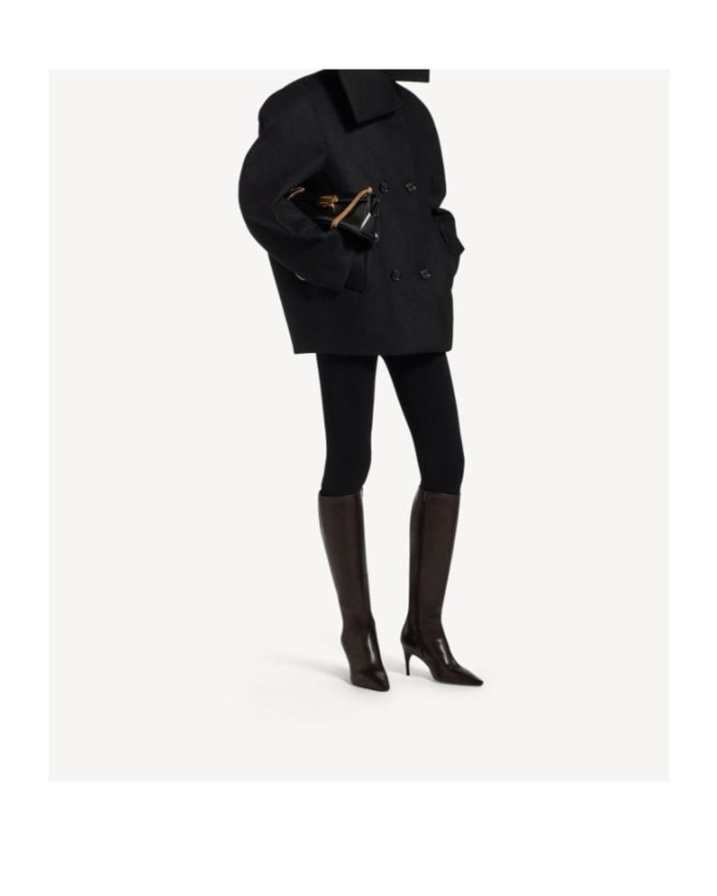 Balenciaga Black Duchesse Boot