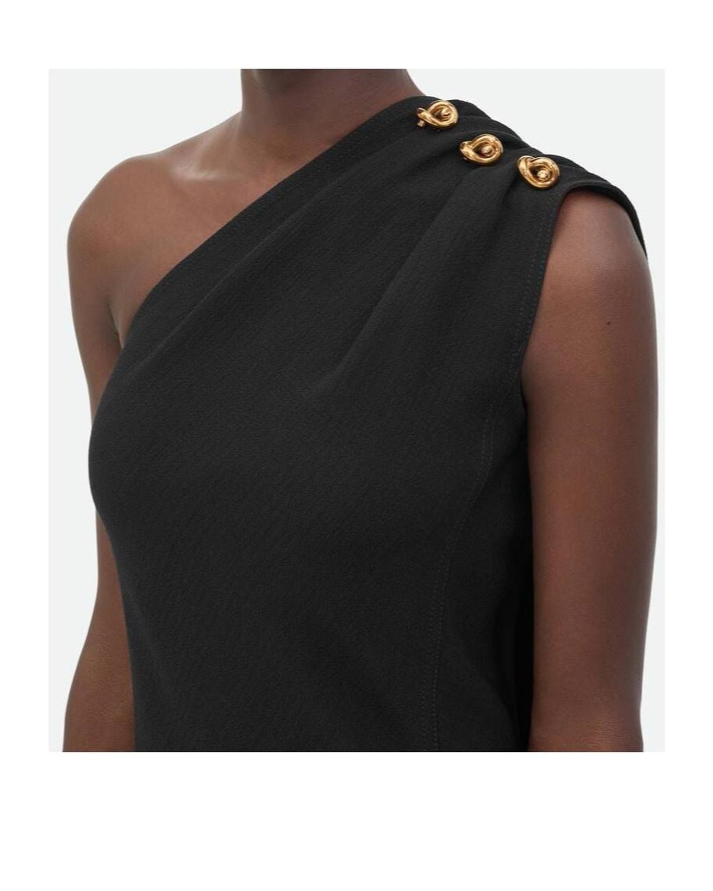 Bottega Veneta Black Crepe Dress