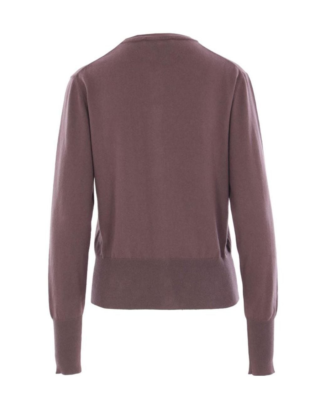 Vivienne Westwood Purple Orb Embroidered Knit Cardigan
