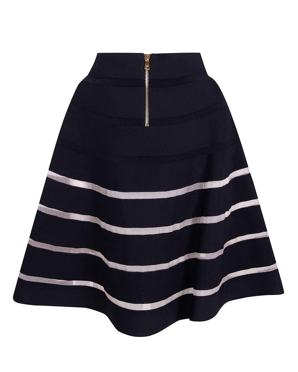 Balmain Black Midi Skirts