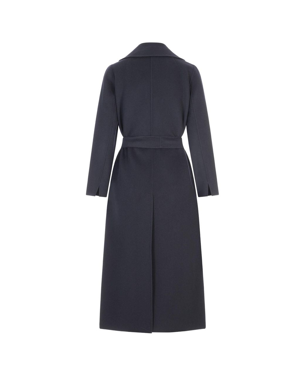 Max Mara Blue 'S Anna Belted Long Coat