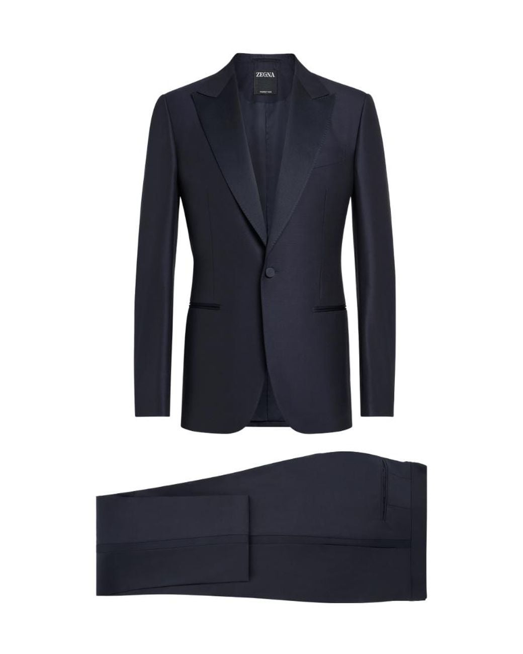 Zegna Blue Trofeo 600 Tailored Evening Suit for men