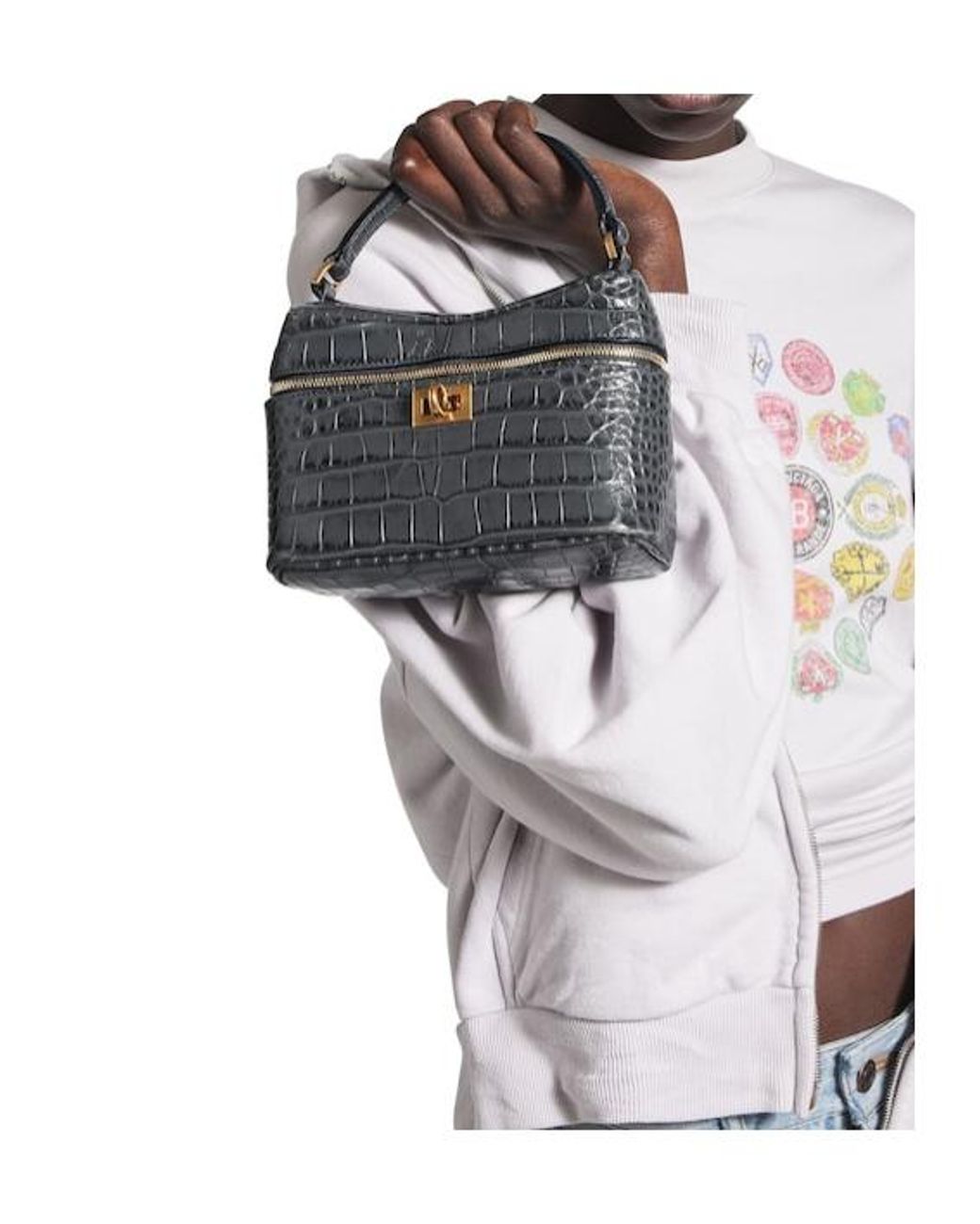 Balenciaga Black Rodeo Vanity Tote Bag
