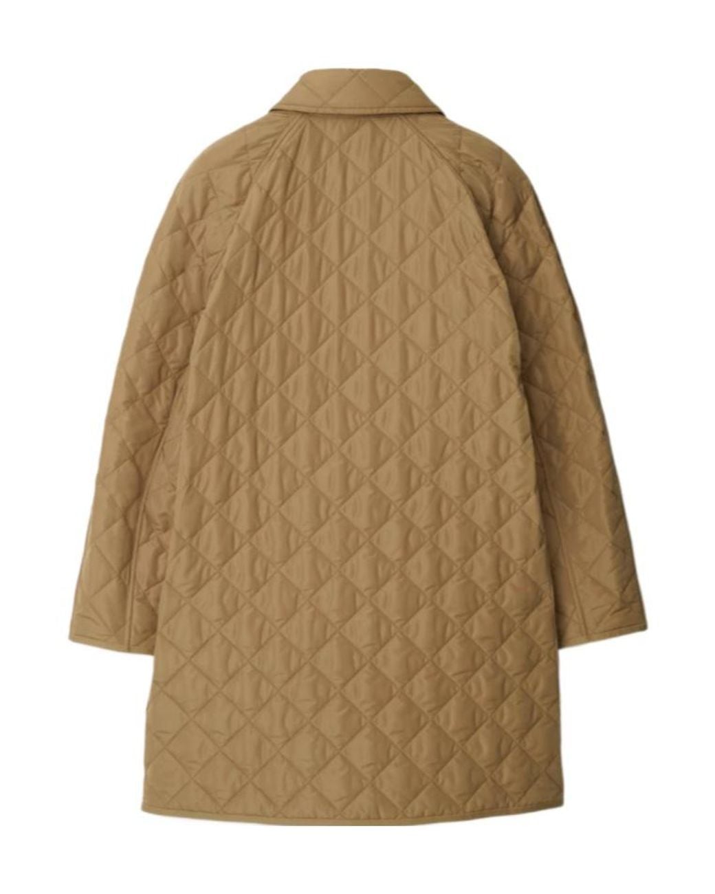 Burberry Natural Quilted Coat