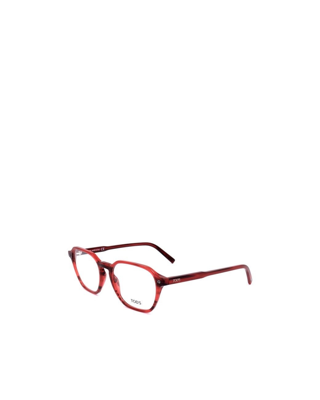 Tod's Red Square Frame Flat Mirror for men