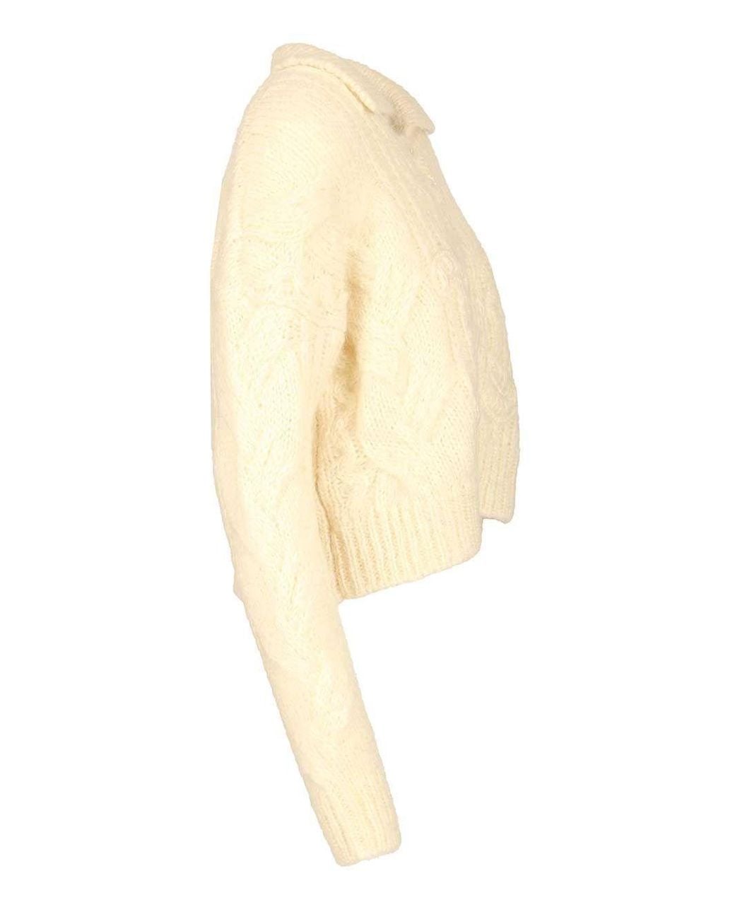 Céline White Sweater