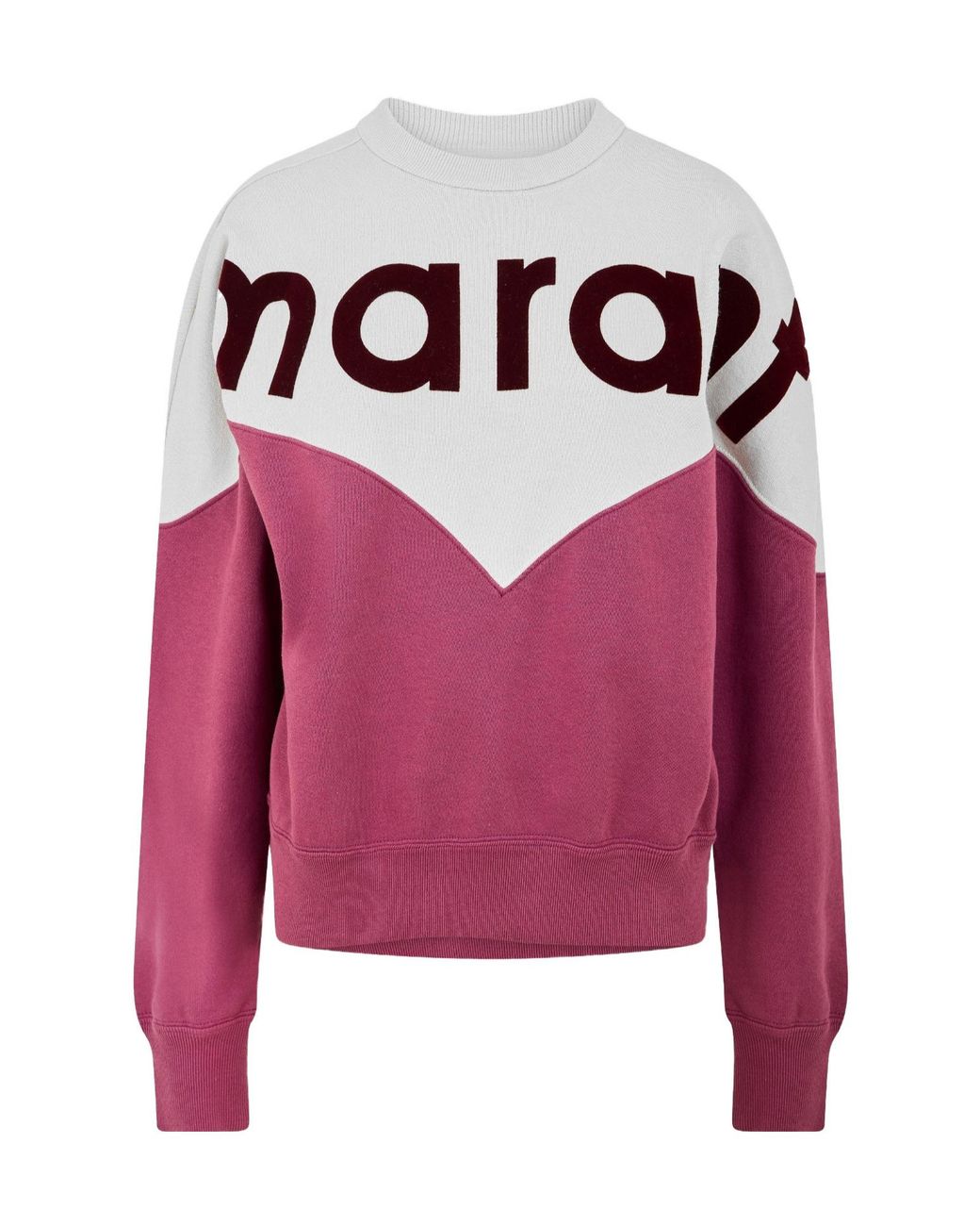 Isabel Marant Pink Crew-Neck Knit Sweater