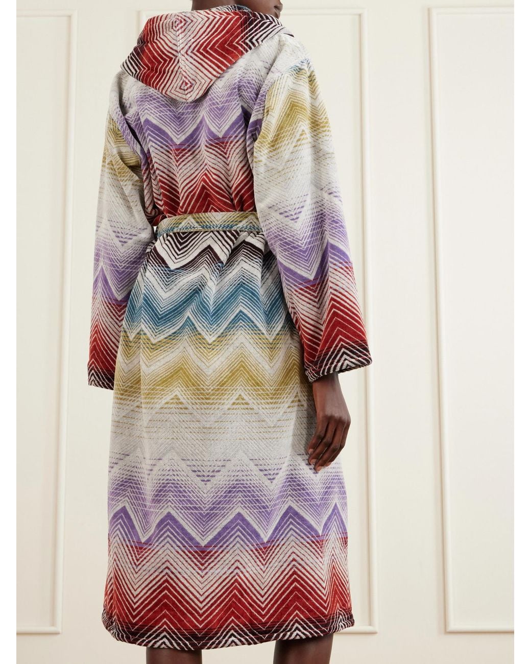 Missoni Multicolor Striped Cotton-Terry Robe