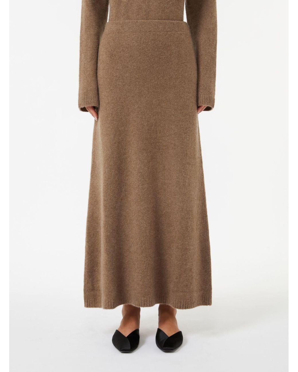 Max Mara Brown Dorina Long Skirt