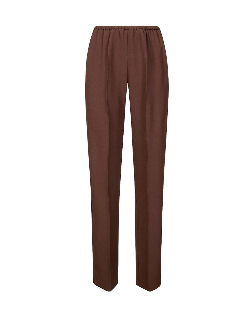 Forte_forte Brown Elasticated Trousers