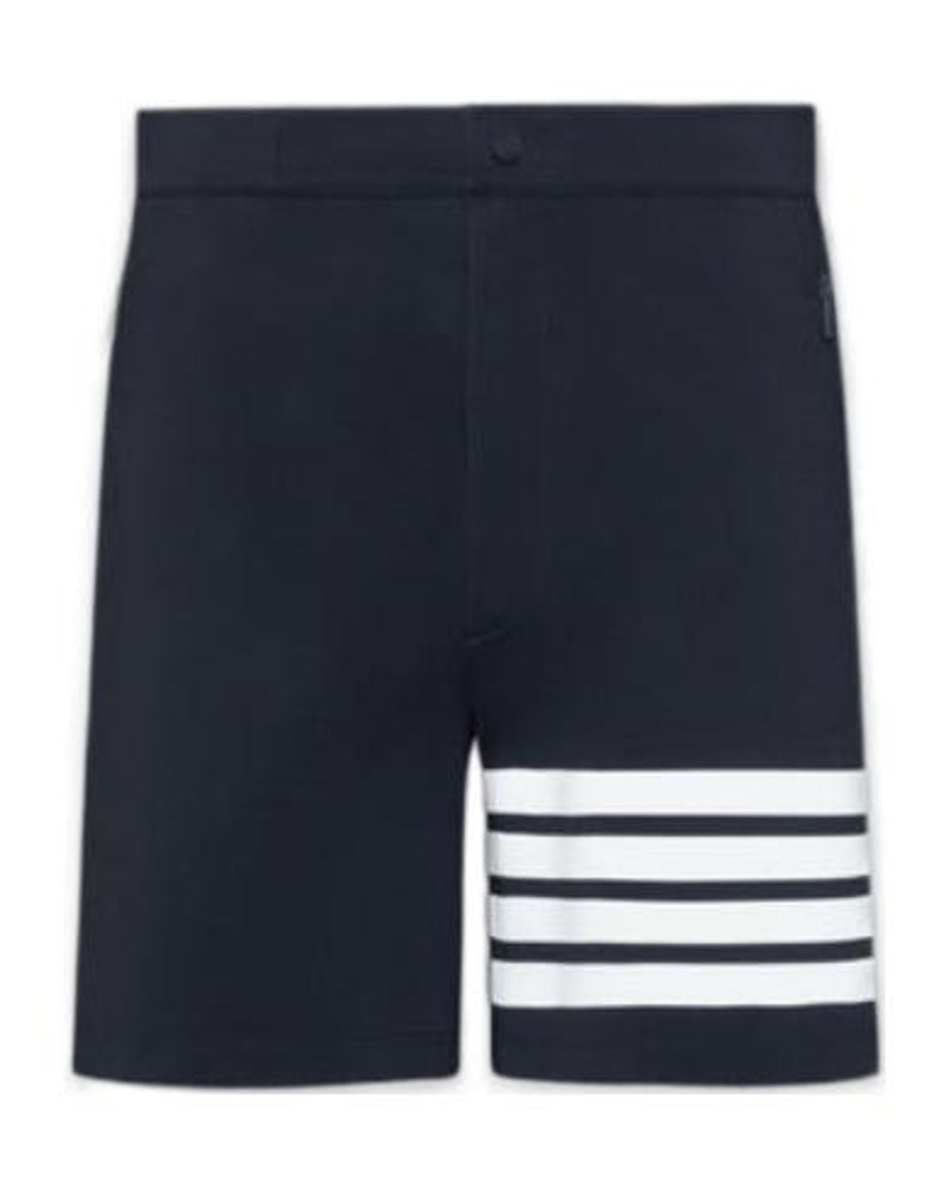 Thom Browne Blue Zipped Pocket Shorts for men