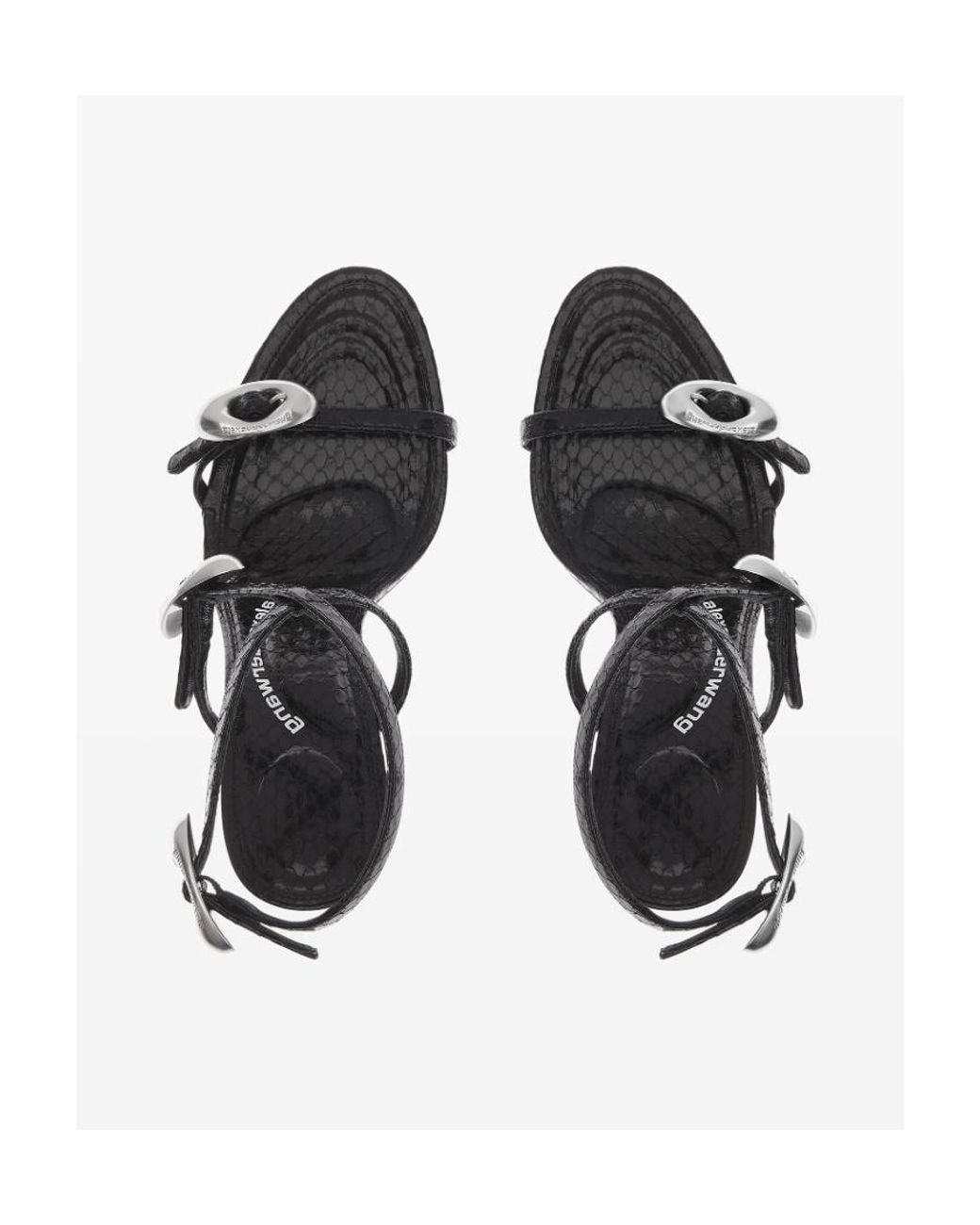Alexander Wang Black Buckle Detailed Sandals