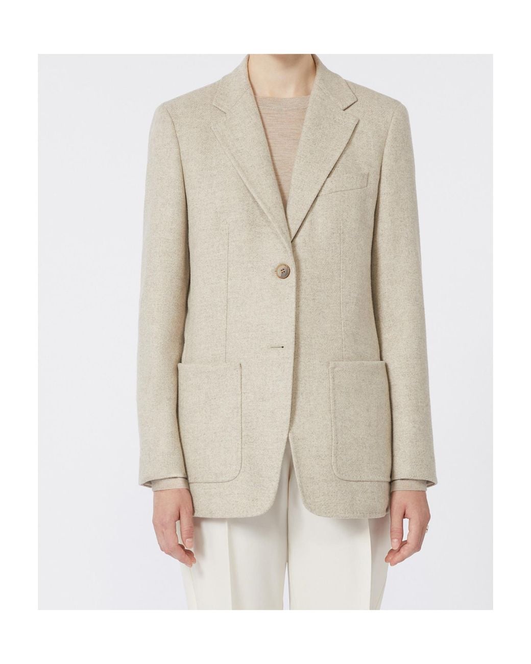 Max Mara Natural Blazers