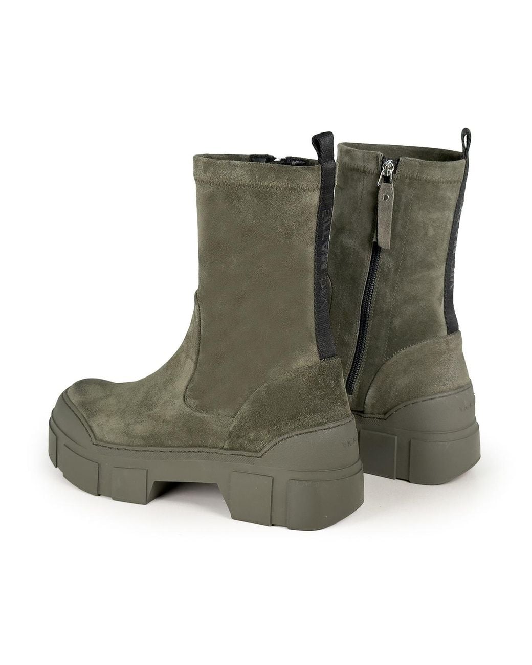 Vic Matié Green Platform Mid-Calf Boots