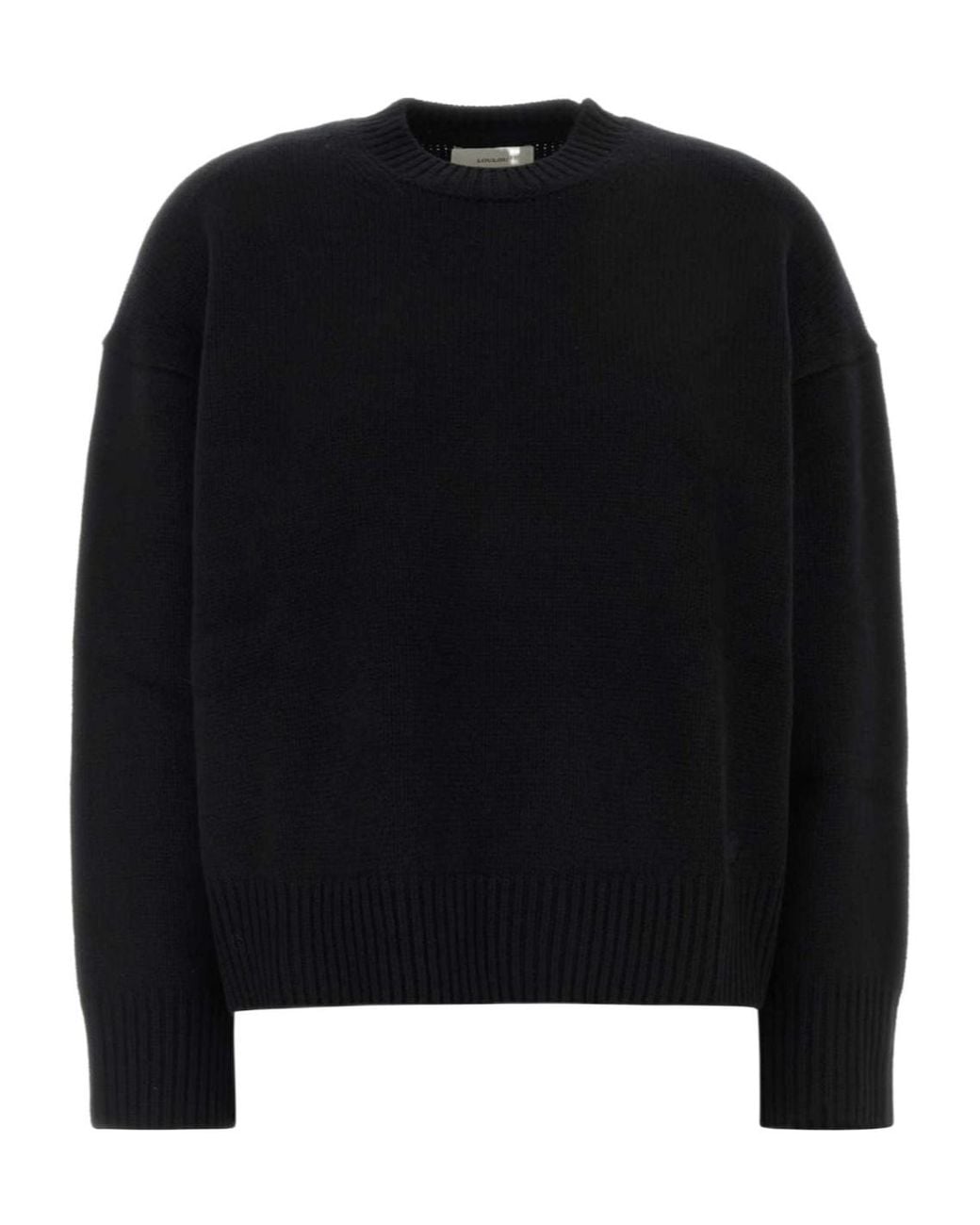 Loulou de Saison Black Pia Knitted Sweater